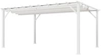Paragon Outdoor Aluminium Pergola Florenz 1116 Wei&szlig;/Wei&szlig; 350x505x236 cm