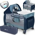 Lionelo Sven Plus 2in1 Baby Bett Laufstall Baby bis 15 kg Wickelauflage luftige