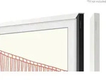 Dekorrahmen, Design "Modern" f&uuml;r 2021 The Frame TV 85", Dekoration - Wei&szlig;