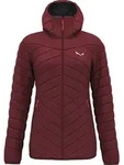 Salewa Daunenjacke f&uuml;r Damen sehr leicht mit Kapuze, Farbe:Weinrot, Gr&ouml;&szlig;e:38 - Rot