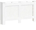 vidaXL Heizk&ouml;rperabdeckung Wei&szlig; 152x19x81,5 cm MDF - Wei&szlig;