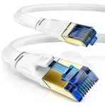 CSL - 15m CAT 8 Netzwerkkabel Flach und D&uuml;nn - Lan Kabel f&uuml;r 40 Gigabit High Speed,