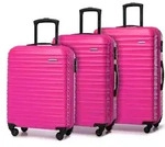 WITTCHEN Reisekoffer 3er Koffer-Set Rollkoffer Trolley Handgep&auml;ck Reisekofferset -