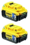 DeWalt DCB184P2-XJ 18V 5Ah Akku-Set - Schwarz/Gelb