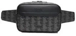 Lacoste The Blend - G&uuml;rteltasche 23 cm (monogram noir gris) - Schwarz