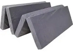 Natalia Spzoo Klappmatratze Faltmatratze 180 x 120 x 8 cm, Grau - Grau