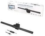 LogiLink USB-LED-Arbeitslampe, E-Learning, 3 Farbtemperaturen & Dimmer, Kreuz,
