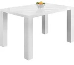 SalesFever Esstisch 120 x 80 cm | Hochglanz lackiert | MDF-Holz | B 120 x T 80...