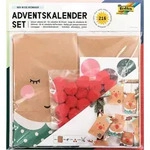 folia 9384 - Adventskalender Red Nose Reindeer, 24 T&uuml;ten zum Bef&uuml;llen und...