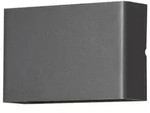 Konstsmide Chieri LED Wandleuchte 2x4 anthrazit, 3000K, 800lm, 8x1W, 240V,