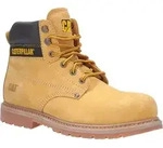 Caterpillar Powerplant Honig Arbeitsschuhe Sicherheitsstiefel Stahlkappe S3 Gr....