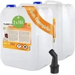 2x 10 L FLAMBIOL&reg; Bioethanol 96,6% Premium f&uuml;r Ethanolkamin