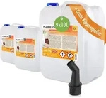 9x 10 L FLAMBIOL&reg; Bioethanol 96,6% Premium f&uuml;r Ethanolkamin