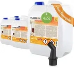 4x 5L FLAMBIOL&reg; Bioethanol 96,6% Premium f&uuml;r Kamine & Ethanol-Brenner