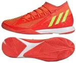 Adidas Predator Edge.3 IN Herren-Hallenfu&szlig;ballschuhe, Gr&ouml;&szlig;e 46 - Gr&uuml;n/Rot -...