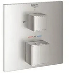 GROHE Grohtherm Cube, Stahl, 1 St&uuml;ck(e) - Silber