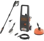 BLACK+DECKER Hochdruckreiniger BXPW1400PE Fl&auml;chenreiniger 8 Zubeh&ouml;r 1400W 110...