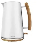 Cecotec 01480, 1,7 l, 3000 W, Braun, Wei&szlig;, Edelstahl, Wasserstandsanzeige,