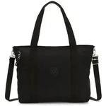 Kipling KI5444P39 Asseni Gro&szlig;e Tote Bag mit Innenf&auml;chern Black Noir - Grau