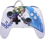 PowerA 1526548-01, Gamepad, Nintendo Switch, Analog, Kabelgebunden, USB, Blau, Wei&szlig;