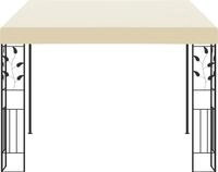 vidaXL Wand-Pavillon 3x3x2,5 m Cremewei&szlig;