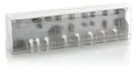 Anschlussleiste Alpha Basis direct Standard 230 V f&uuml;r 10 Heizzonen - Transparent