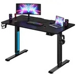 CASARIA&reg; H&ouml;henverstellbarer Schreibtisch Elektrisch, Schwarz &ndash; 110 cm x 60 cm &ndash;