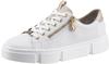 Rieker Damen Schnürschuhe Plateau Sneaker N5932, Größe:40 EU, Farbe:Weiß