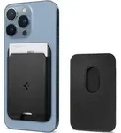 Spigen AMP02284, Kartenhalter, Schwarz, Kunstleder (PU), Apple, iPhone 14 / 14 Plus /