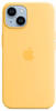 Apple Silikon Case iPhone 14 ye mit MagSafe - sonnenlicht