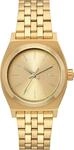 Nixon Medium Time Teller, Wasserfest, Quarz - Gold