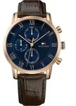 Tommy Hilfiger Herrenuhr 1791399 Kane (zf045b) - Gold/Braun/Blau