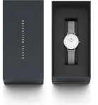 Daniel Wellington Petite DW00100220 Damenarmbanduhr - Wei&szlig;/Silber