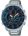CASIO Herrenuhr Edifice ECB-900DB-1BER Bluetooth Solar Edelstahl blauer Index -