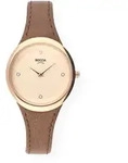 Boccia Damen Titanuhr Lederband 3276-04 - Braun