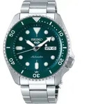 SEIKO Herrenuhr 5 Sports SRPD61K1 t&uuml;rkis Zifferblatt 10bar Edelstahl 43mm