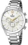 Festina Herren Uhr Chronograph F20343/1 Edelstahl Armbanduhr silber UF20343/1 -