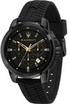 Maserati R8871621011 Successo Chronograph Herrenuhr 44mm 5ATM - Schwarz
