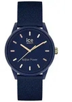 Ice-Watch 018743 ICE solar power navy gold S Uhr Damenuhr Silikon blau - Blau/Blau