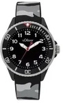 s.Oliver Uhr Kinder-Armbanduhr Silikon Kids Jungen Silikon SO-3920-PQ - Bunt