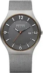 Bering Herren Uhr Armbanduhr Solar - 14440-073-A Meshband