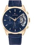 Tommy Hilfiger Baker Herrenuhr - Dunkelblau/Gold