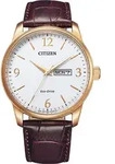 Herrenuhr CITIZEN BM8553-16AC klassisch in Braun. - Silber