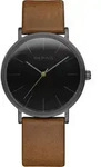 Bering Damen Uhr Armbanduhr Slim Classic - 13436-522 Leder - Braun/Schwarz