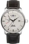 Zeppelin Atlantic Power Reserve Automatik Herrenuhr - Silber