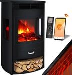 KESSER&reg; Prio Elektrokamin mit Heizung Heizl&uuml;fter Fernbedienung WiFi App 950/1900 W