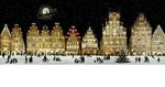 Wandkalender Weihnachtliches Stadtpanorama