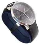 Tommy Hilfiger Herrenuhr Multifunktionsuhren Uhren Quarzuhr elegant - Schwarz/Silber