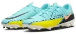 Nike Phantom GT2 MG GLACIER ICE/BLACK-YELLOW STRIK 44.5 - Blau - 44,5