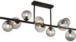 Globo Lighting Deckenleuchte Metall schwarz matt, 9x G9 LED - Wei&szlig;